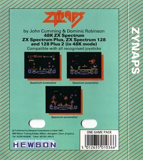 Zynaps box back