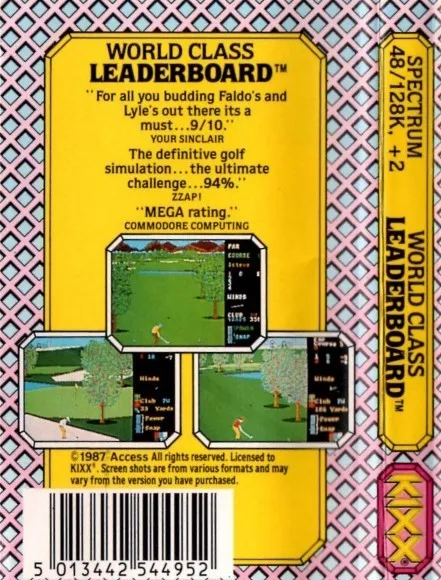 World Class Leaderboard box back