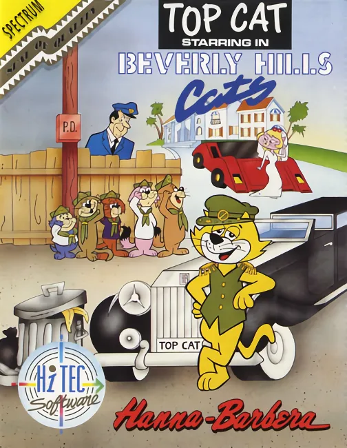 Top Cat Starring in Beverly Hills Cats box art