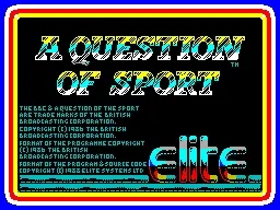 Backdrop artwork for A Question of Sport