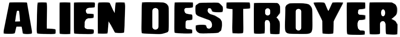 Alien Destroyer logo