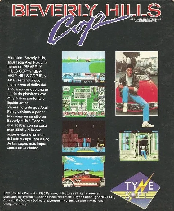 Beverly Hills Cop box back