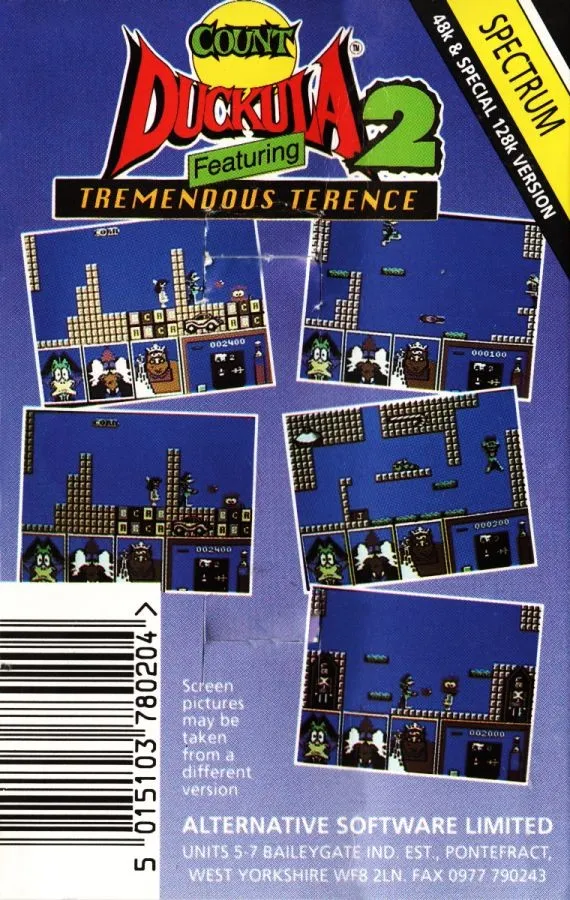Backdrop artwork for Count Duckula 2 featuring Tremendous Terence
