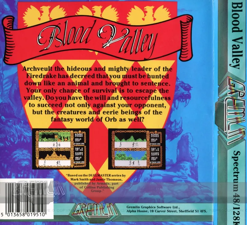 Blood Valley box back
