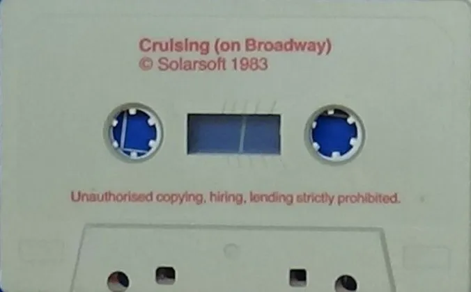 Cruising on Broadway cart