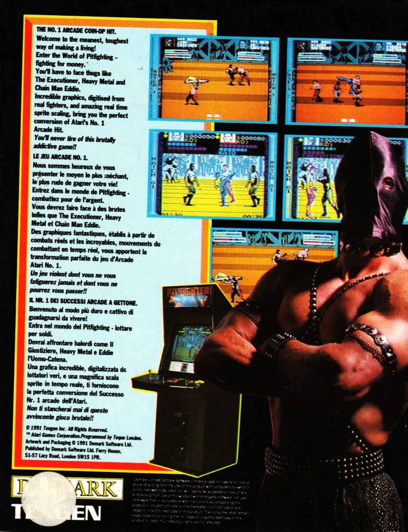 Pit-Fighter box back