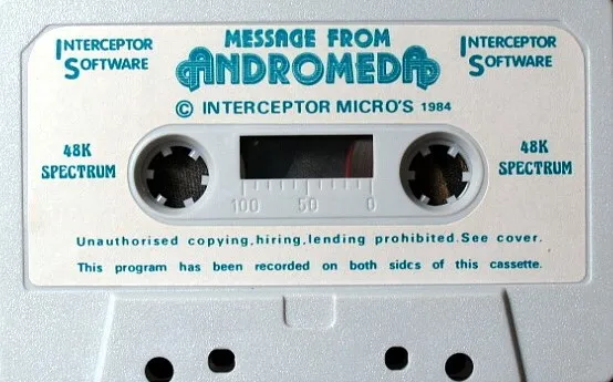 Message from Andromeda cart