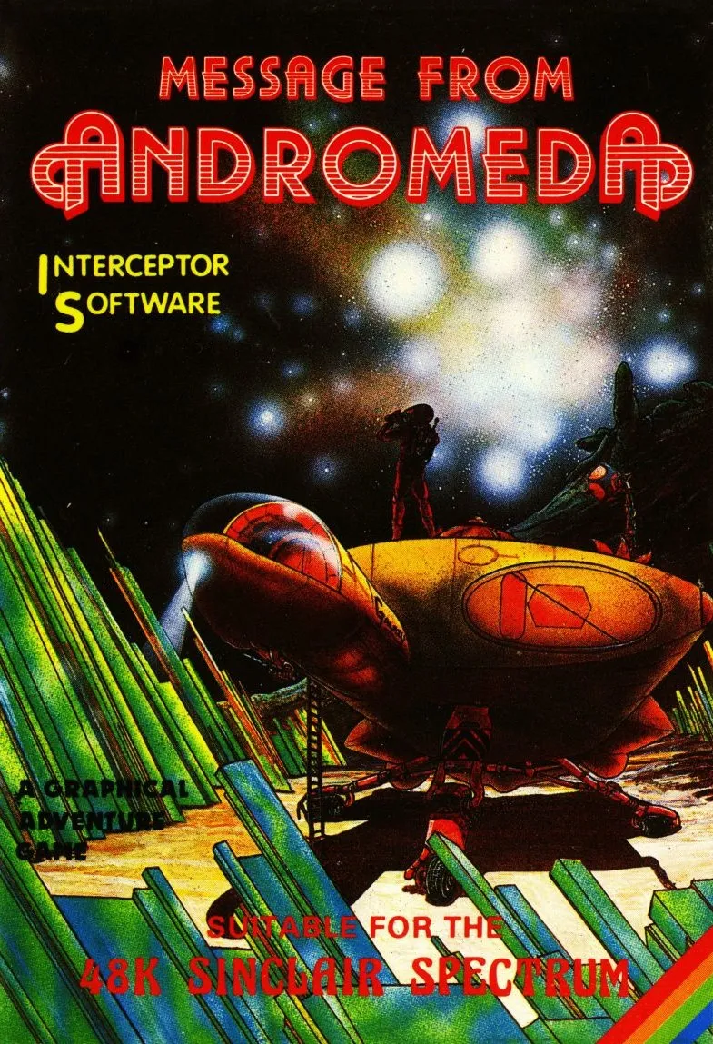 Message from Andromeda box art