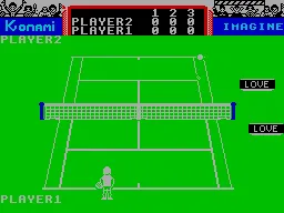 Konami's Tennis screenshot