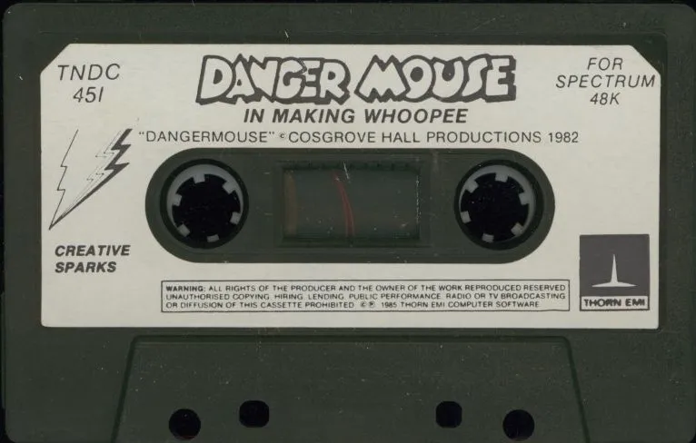 Danger Mouse in Making Whoopee! cart