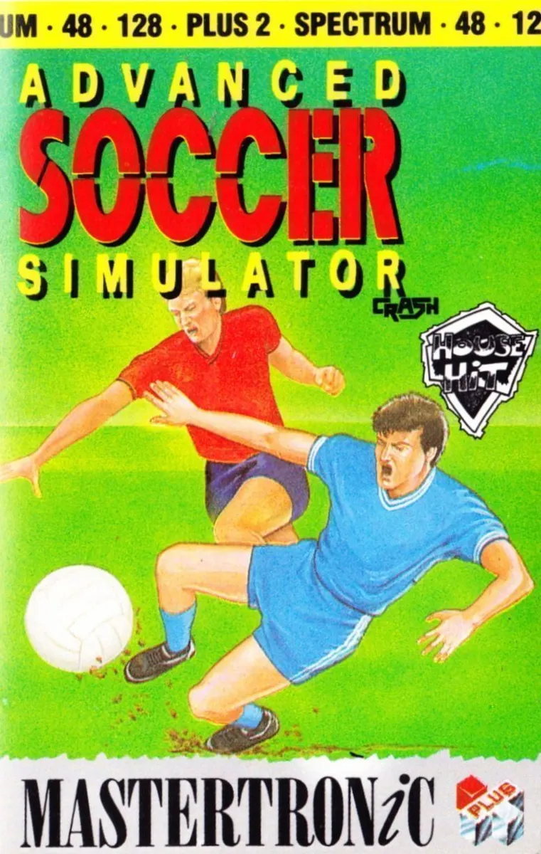 Advanced Soccer Simulator cover art for Sinclair ZX Spectrum