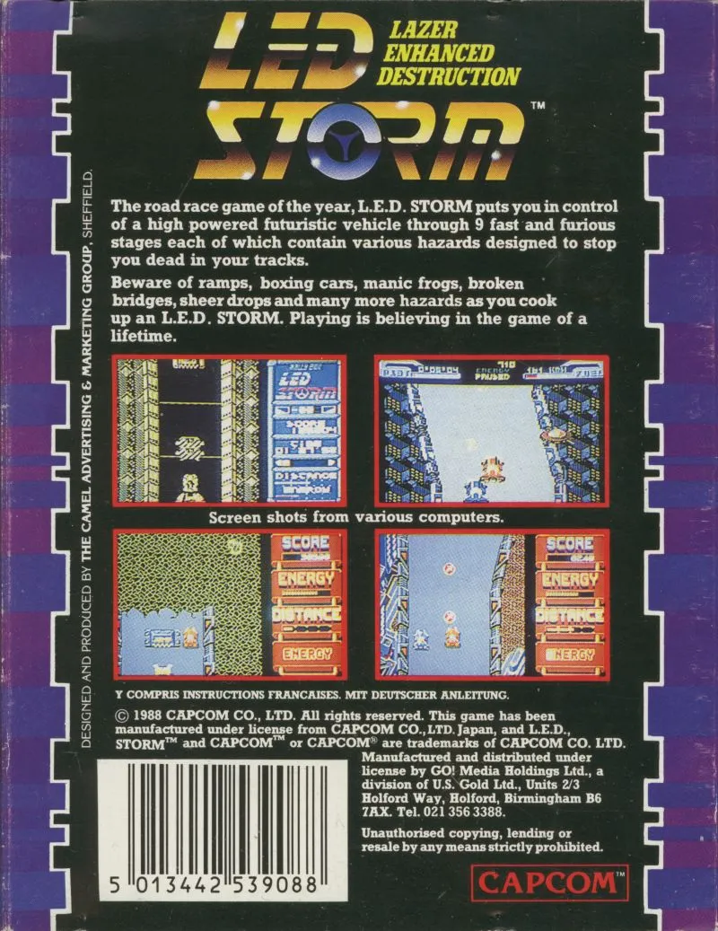 L.E.D. Storm box back