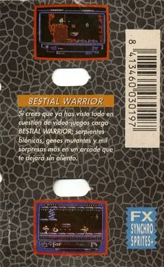 Bestial Warrior box back