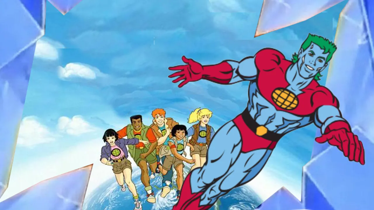 Backdrop artwork for Captain Planet and the Planeteers