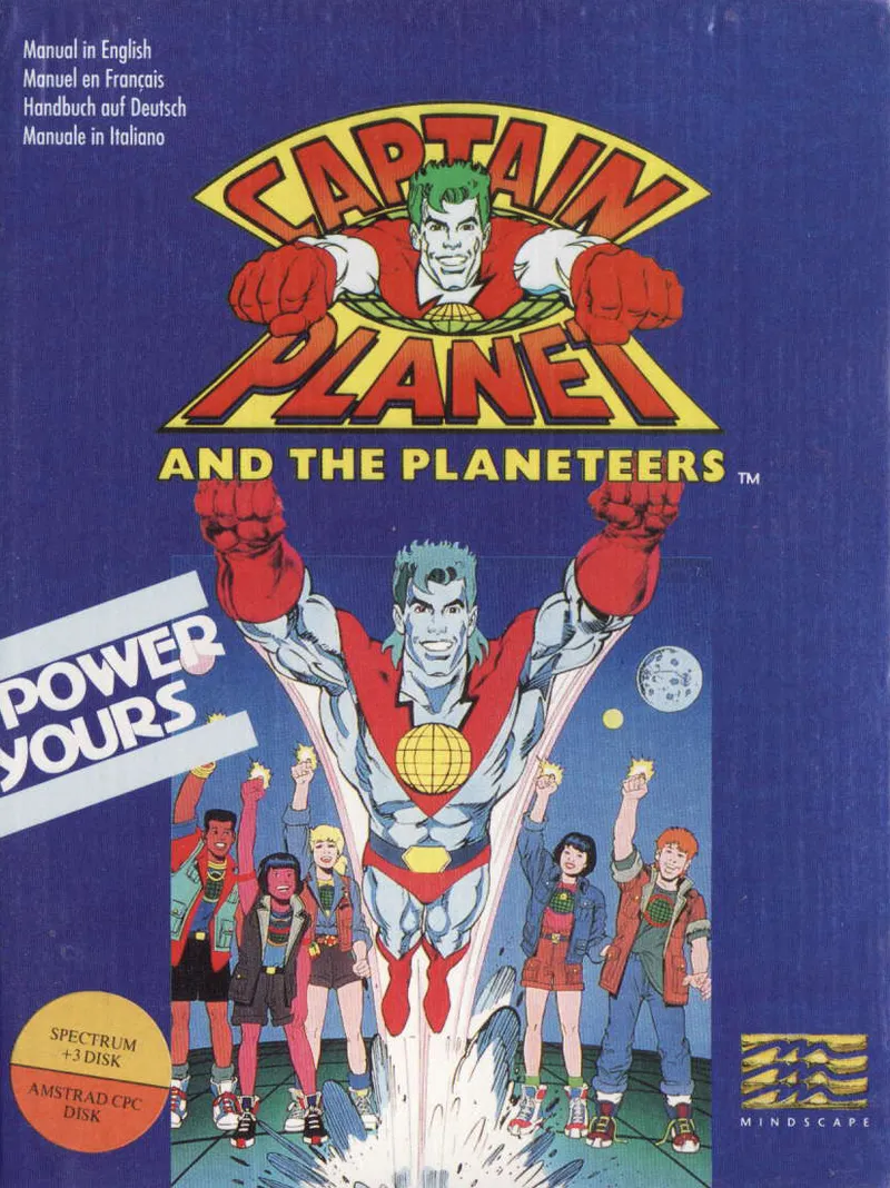 Captain Planet and the Planeteers box art
