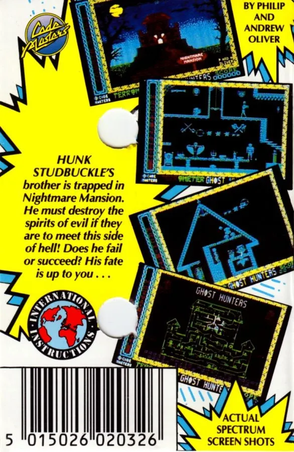 Ghost Hunters box back