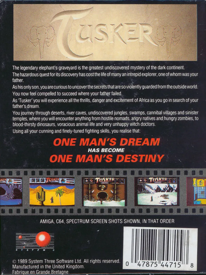Tusker box back