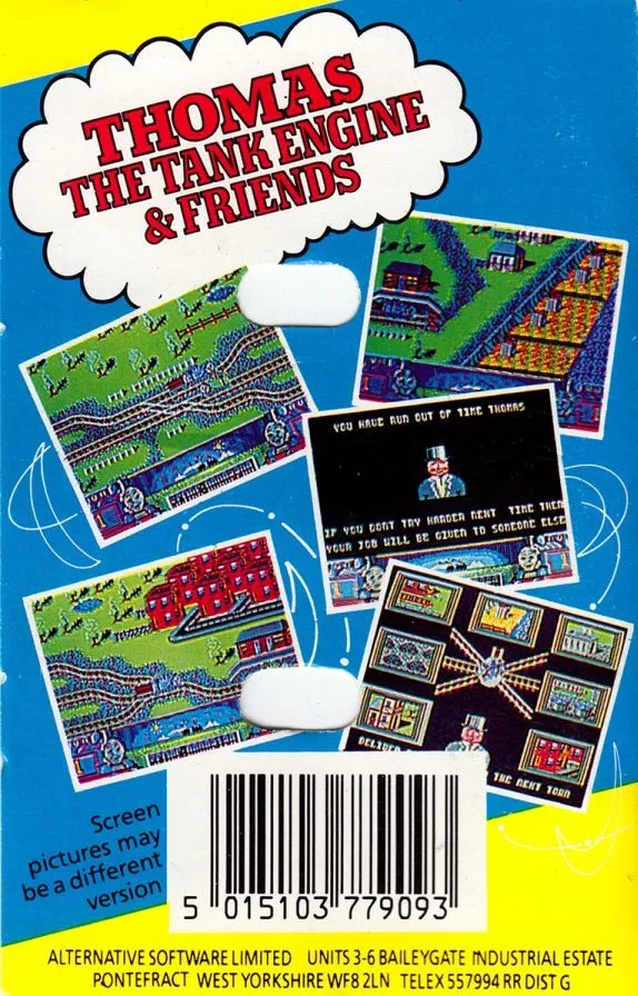 Thomas the Tank Engine & Friends box back