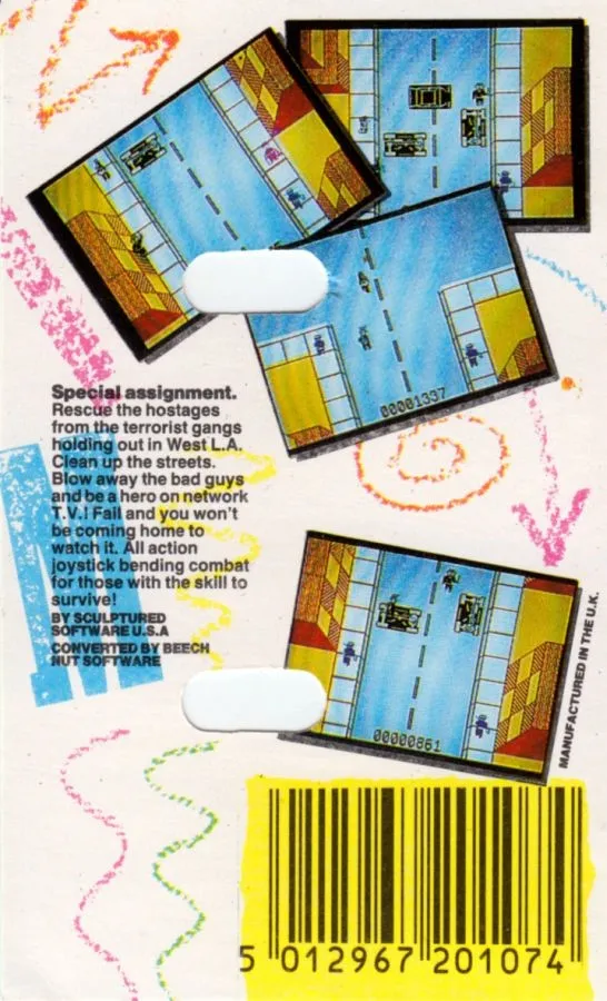 Los Angeles Swat box back