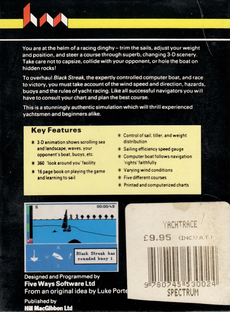 Yacht Race box back