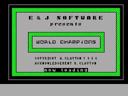 World Champions screenshot