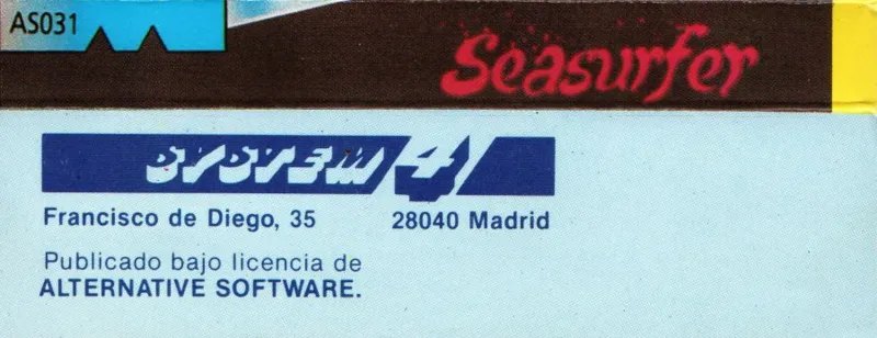 Wind Surfer box back