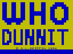 Whodunnit screenshot