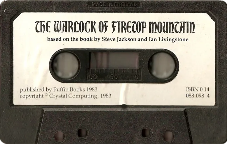 The Warlock of Firetop Mountain cart
