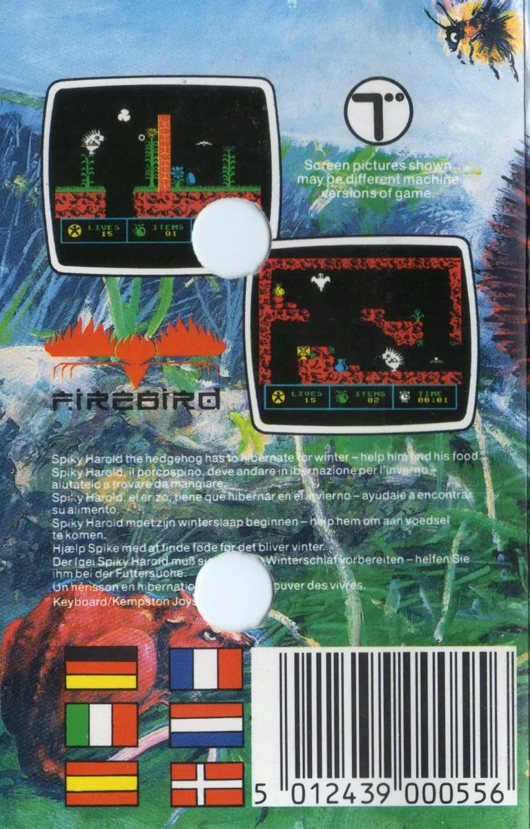 Spiky Harold box back