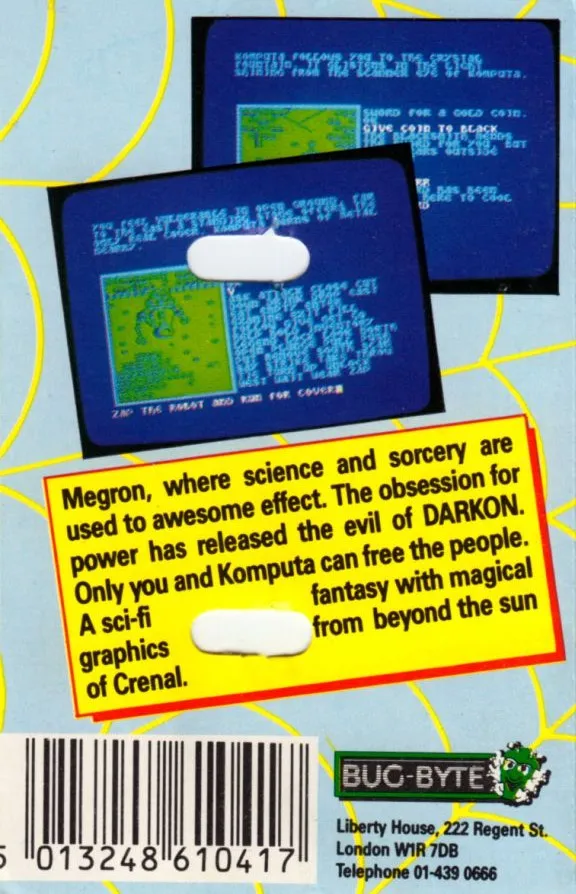 Souls of Darkon box back