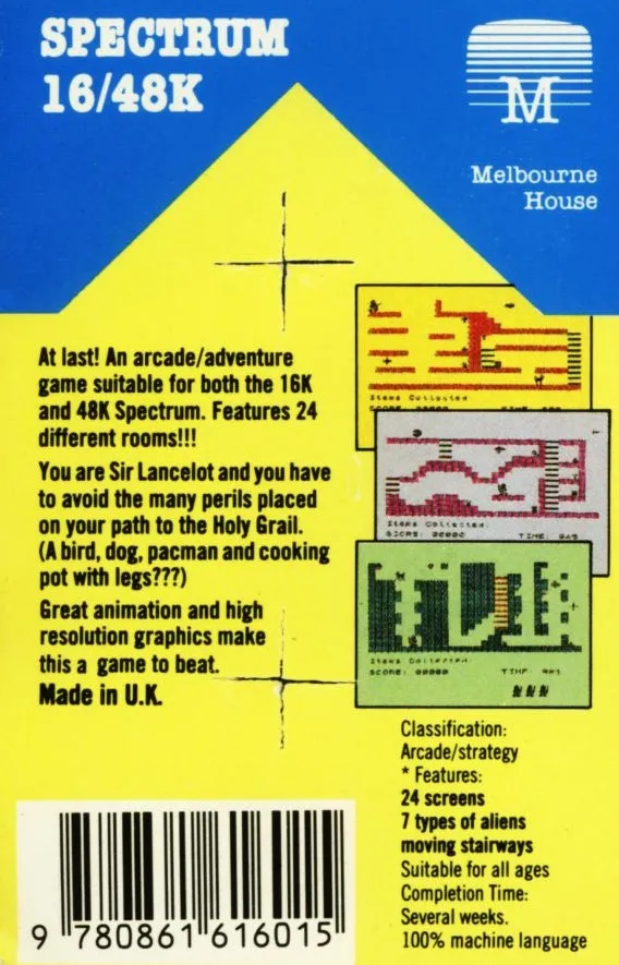 Sir Lancelot box back