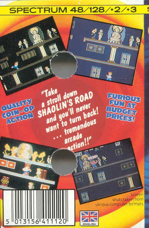 Shao-Lin's Road box back