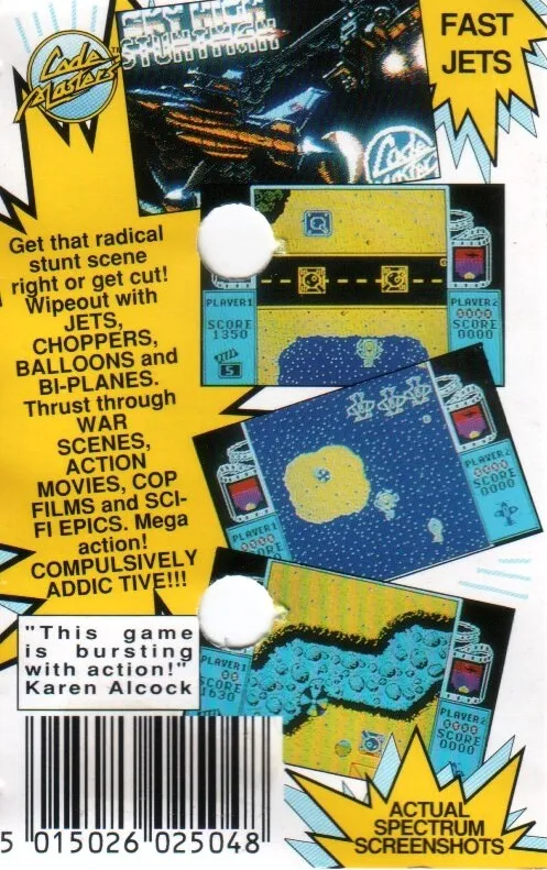 Sky High Stuntman box back