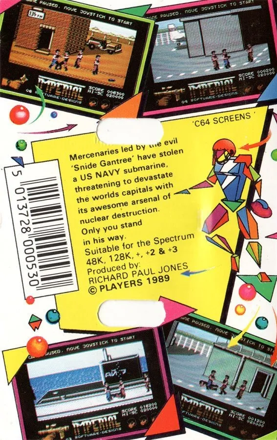 Shanghai Warriors box back