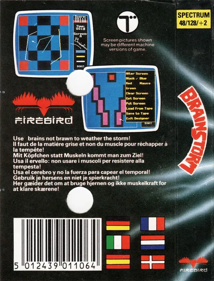 Brainstorm  (Firebird Software) box back