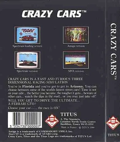 Crazy Cars box back