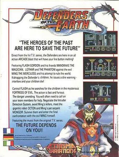 Defenders of the Earth box back