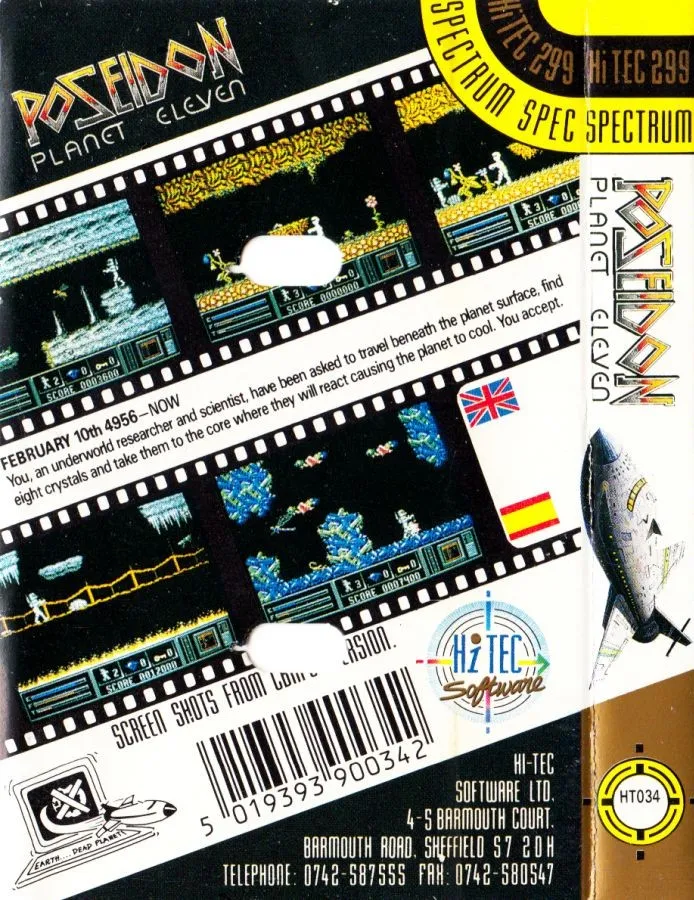 Poseidon: Planet Eleven box back