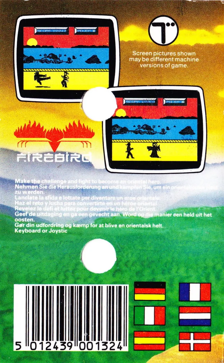 Oriental Hero box back