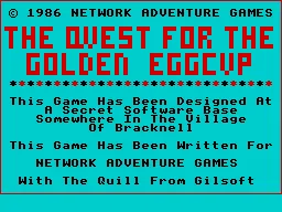 The Quest for the Golden Eggcup screenshot