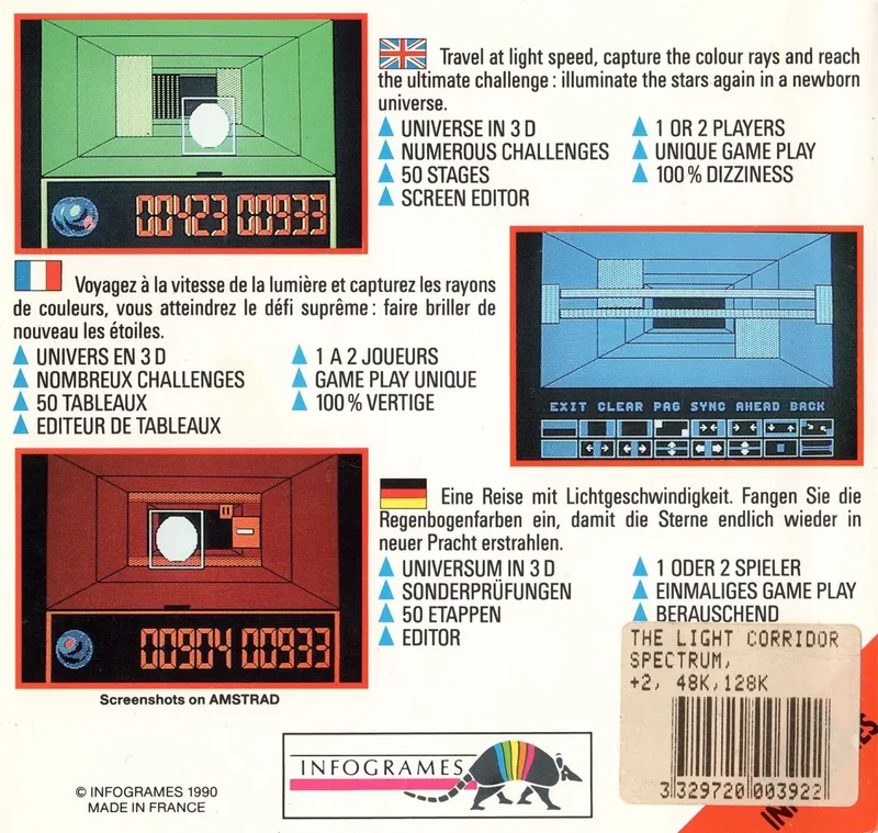The Light Corridor box back