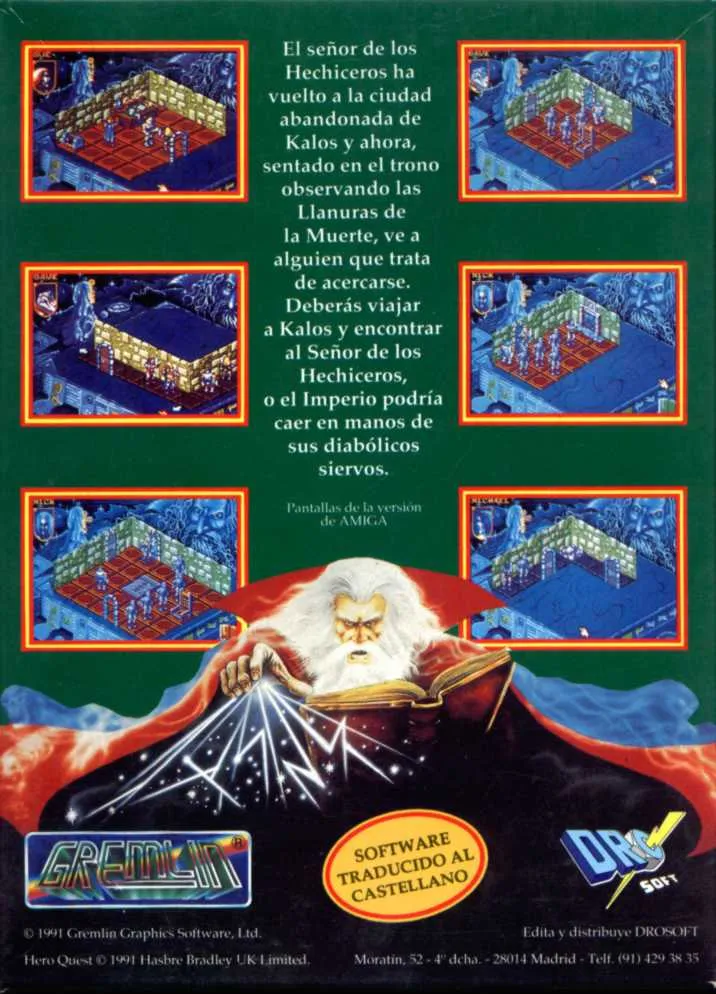 HeroQuest: Return of the Witch Lord box back