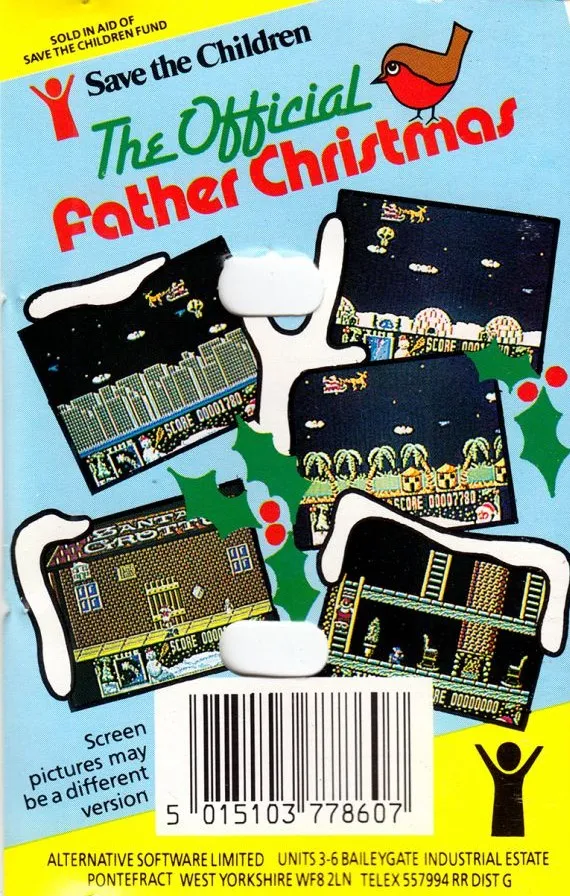 The Official Father Christmas box back