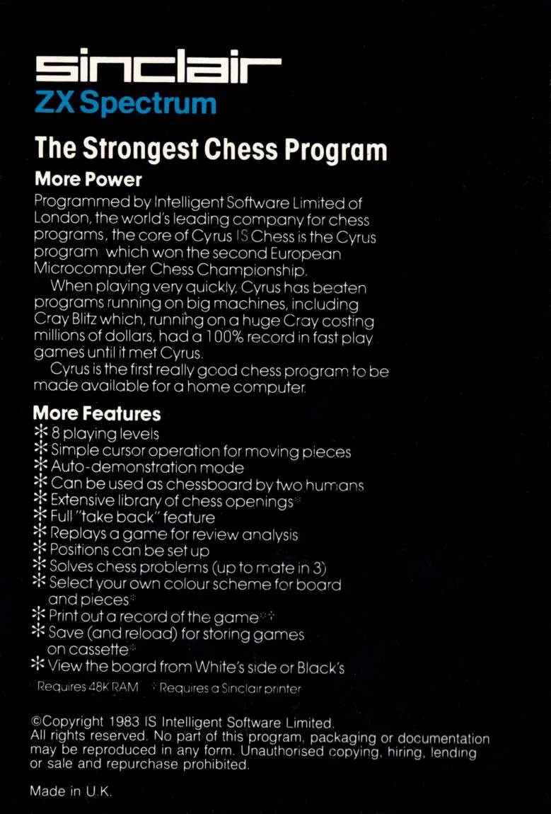Cyrus IS Chess box back