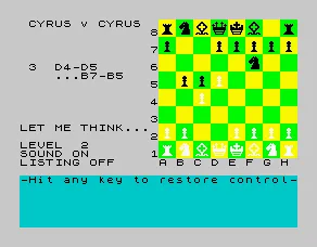 Cyrus IS Chess screenshot