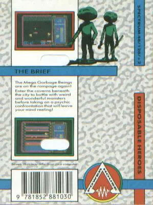 Disposable Heroes box back