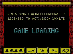 Backdrop artwork for Ninja Spirit