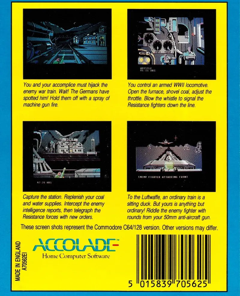 The Train: Escape to Normandy box back
