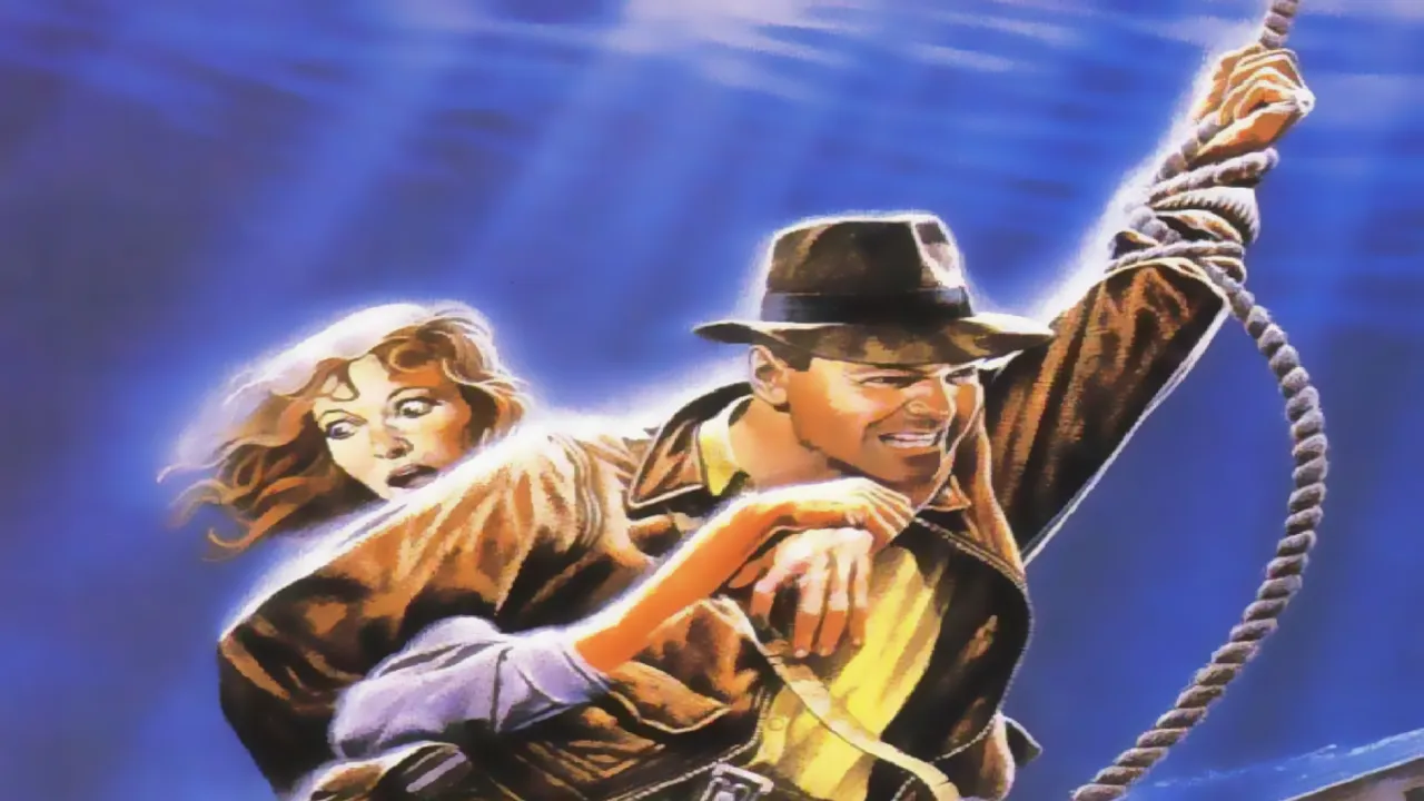 Indiana Jones and the Fate of Atlantis: The Action Game cover art for Sinclair ZX Spectrum