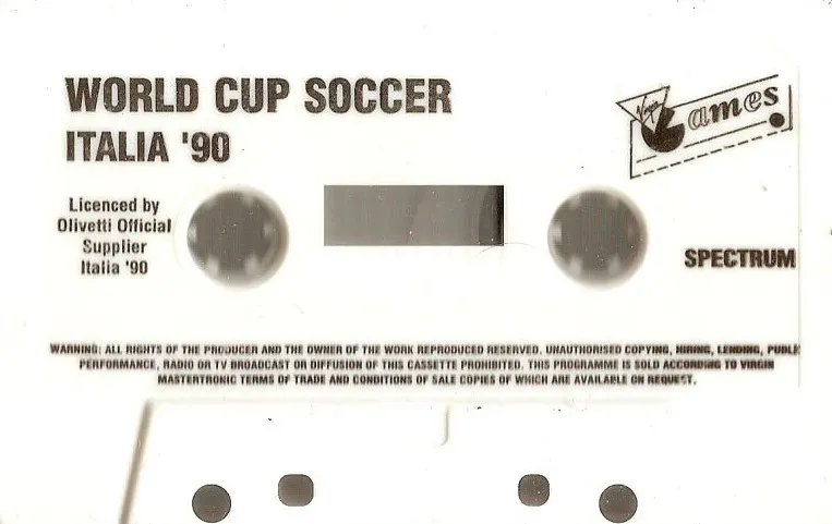 World Cup Soccer Italia '90 cart